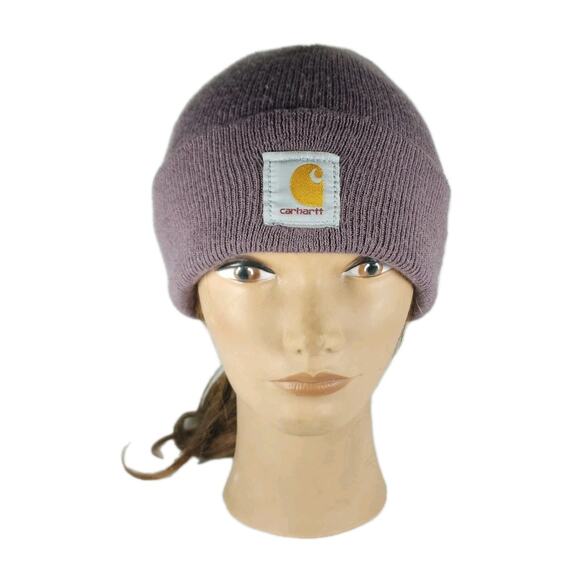 Carhartt Wip Unisex OS Vintage Viole Acrylic Knit Cuffed Short Watch Beanie Hat - Picture 1 of 10